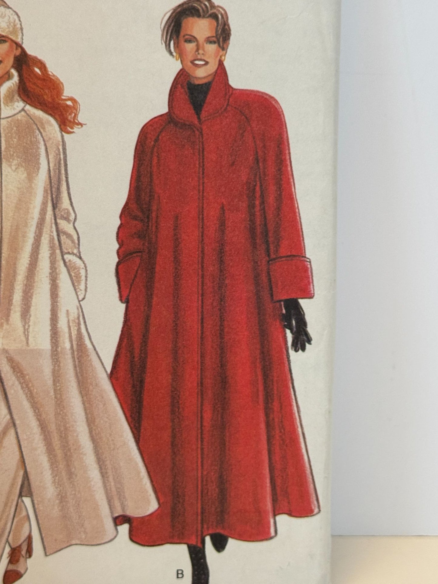 New Look Sewing Pattern 6259 Swing Coat Full Length Winter 6-18 Simplicity Uncut