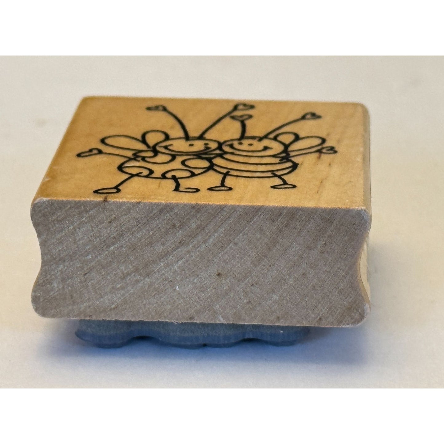 Stampendous Rubber Stamp Bee Buddies Hearts Love Friendship Card Making Craft