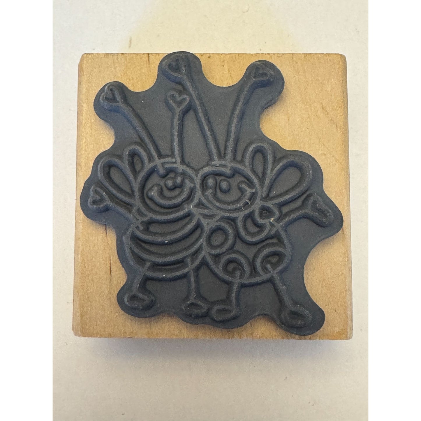 Stampendous Rubber Stamp Bee Buddies Hearts Love Friendship Card Making Craft