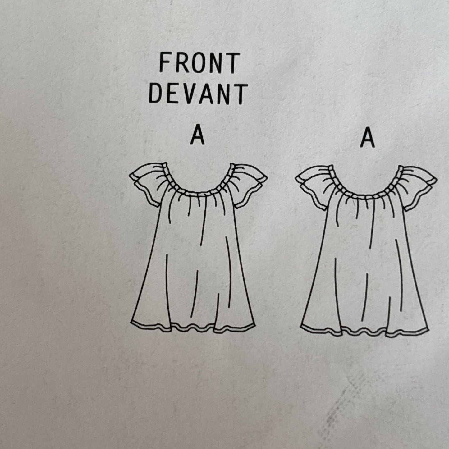 Butterick Sewing Pattern B5480 Peasant Top Boho Blouse XS-M 4-14 Uncut Easy 2010