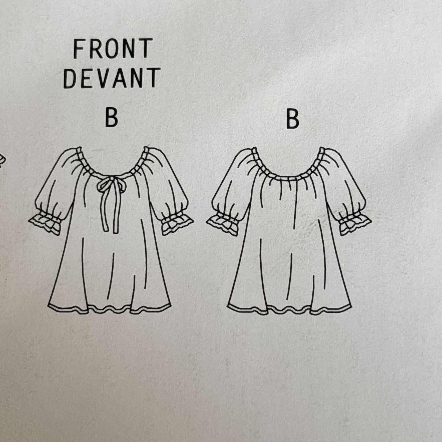 Butterick Sewing Pattern B5480 Peasant Top Boho Blouse XS-M 4-14 Uncut Easy 2010