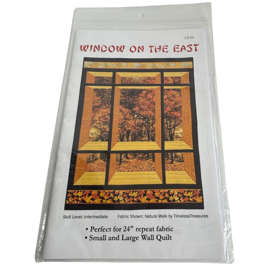 Window On The East Quilt Pattern Quilt Woman Small Big Wall Hanging Intermediate