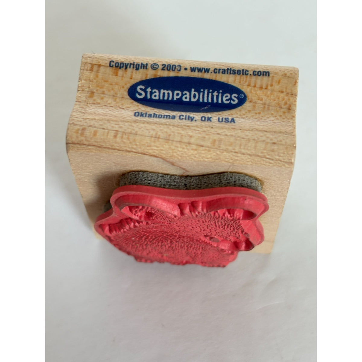 Stampabilities House Mouse Rubber Stamp Curious Muzzy Cute Animal Card Making