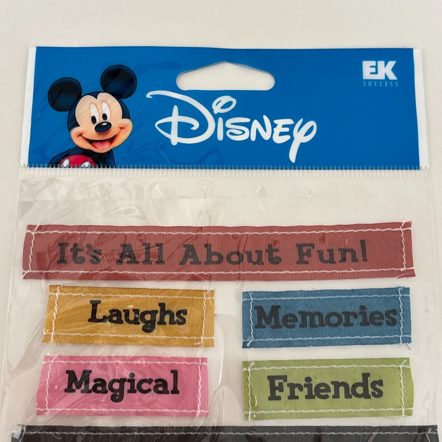 Disney Mickey Mouse Scrapbooking Embellishments Journaling Strips Memories Magic
