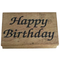 Double D Rubber Stamp Happy Birthday Greeting Card Making Sentiment Words E1758