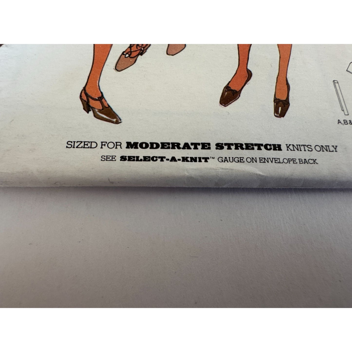 Vintage 80s Knit Dress Sewing Pattern Butterick 6052 Elastic Waist Easy 14 Uncut
