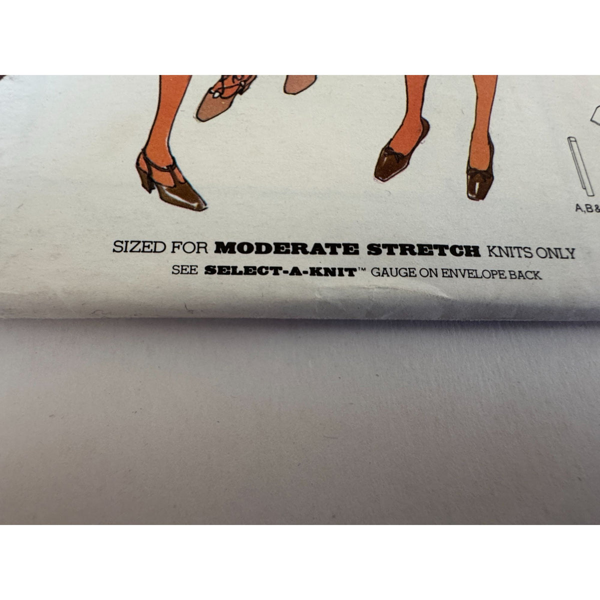Vintage 80s Knit Dress Sewing Pattern Butterick 6052 Elastic Waist Easy 14 Uncut