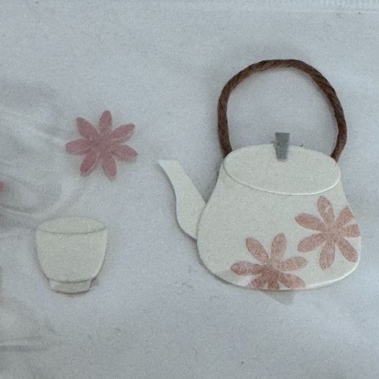 Jolees Boutique Stickers Teacups Teapots Scrapbooking Embellishment Tea Party Invitation Collage Cardmaking