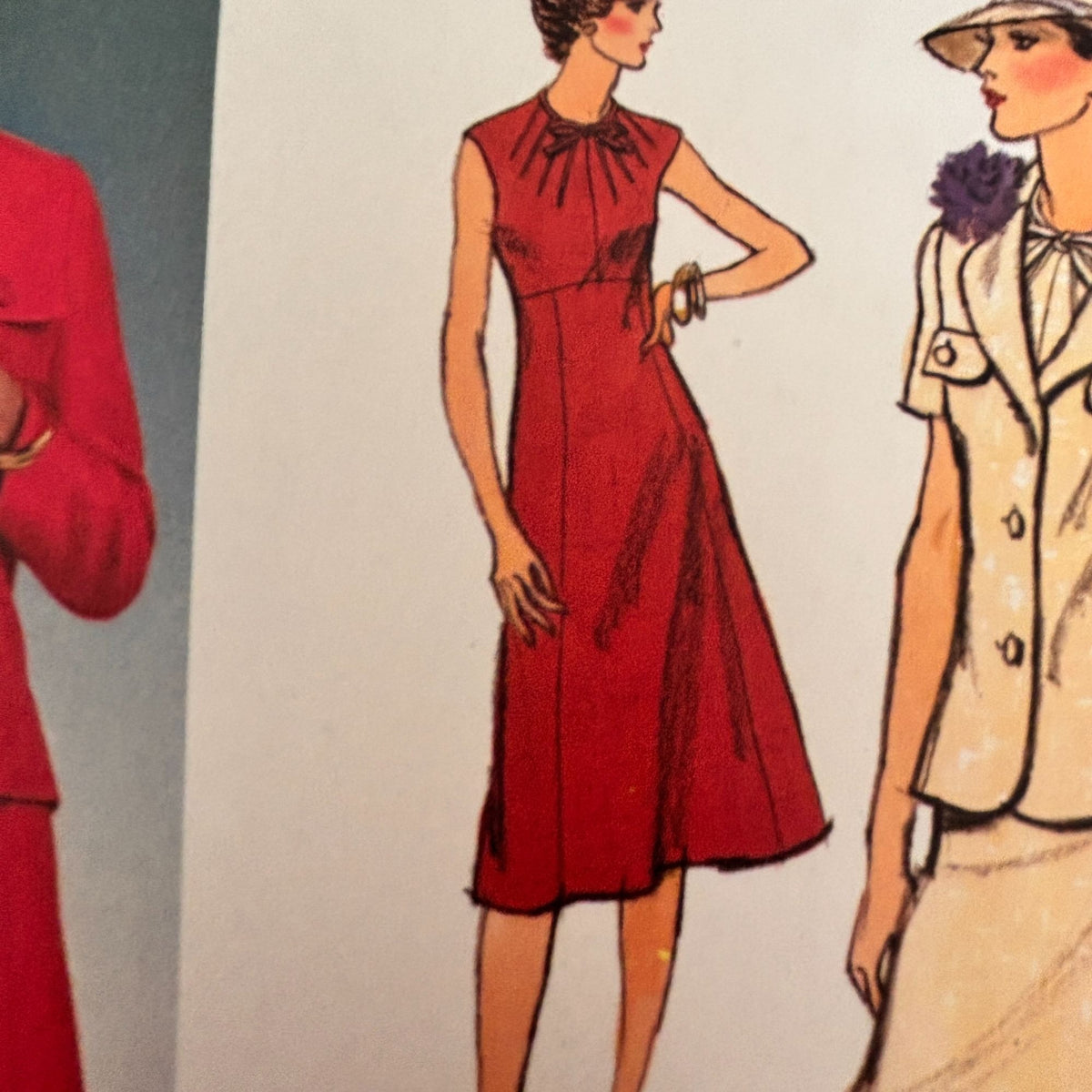 Vogue Paris Original Sewing Pattern 1464 Dress Jacket Molyneux 1970s Size 10 Uncut Vintage