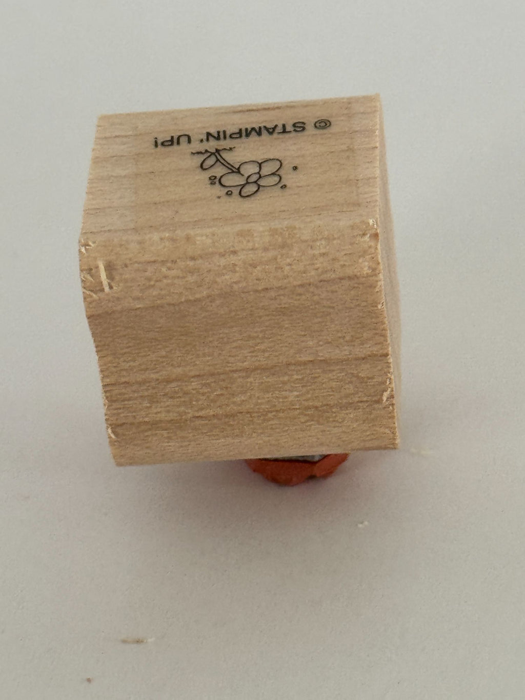 Stampin Up Rubber Stamp Small Flower Tiny Garden Landscape Scene Maker Spring Craft