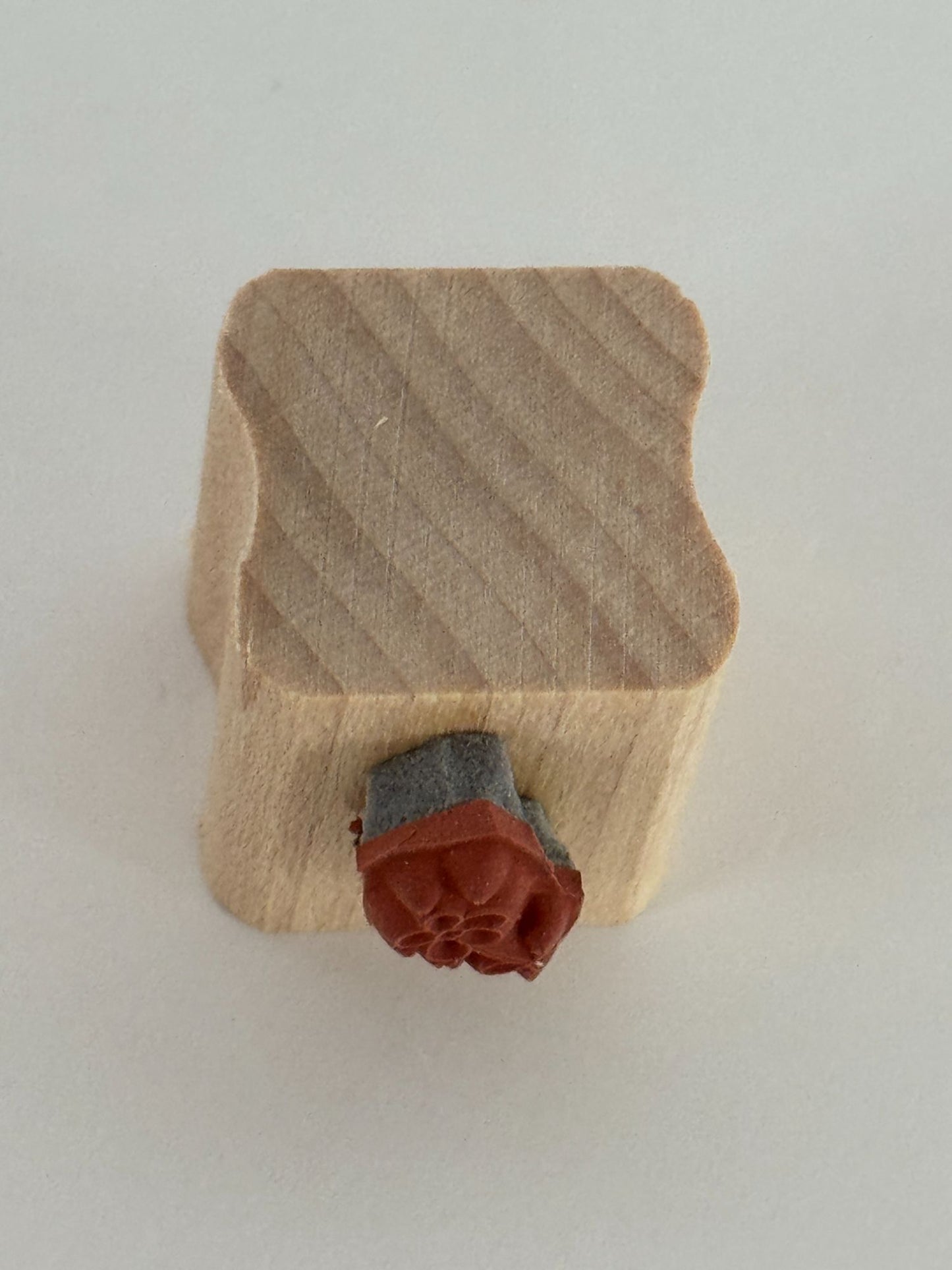 Stampin Up Rubber Stamp Small Flower Tiny Garden Landscape Scene Maker Spring Craft