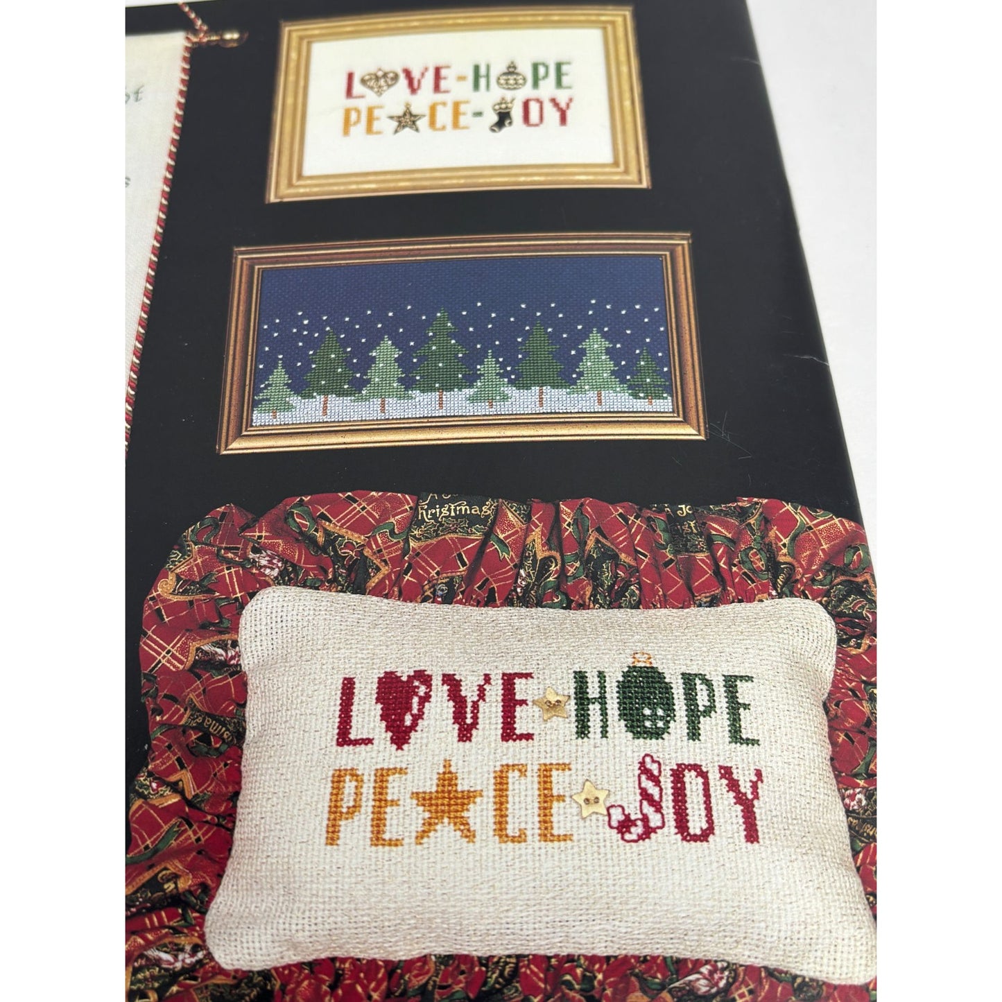Gloria and Pat A Christmas Celebration Cross Stitch Pattern Book Nativity DMC