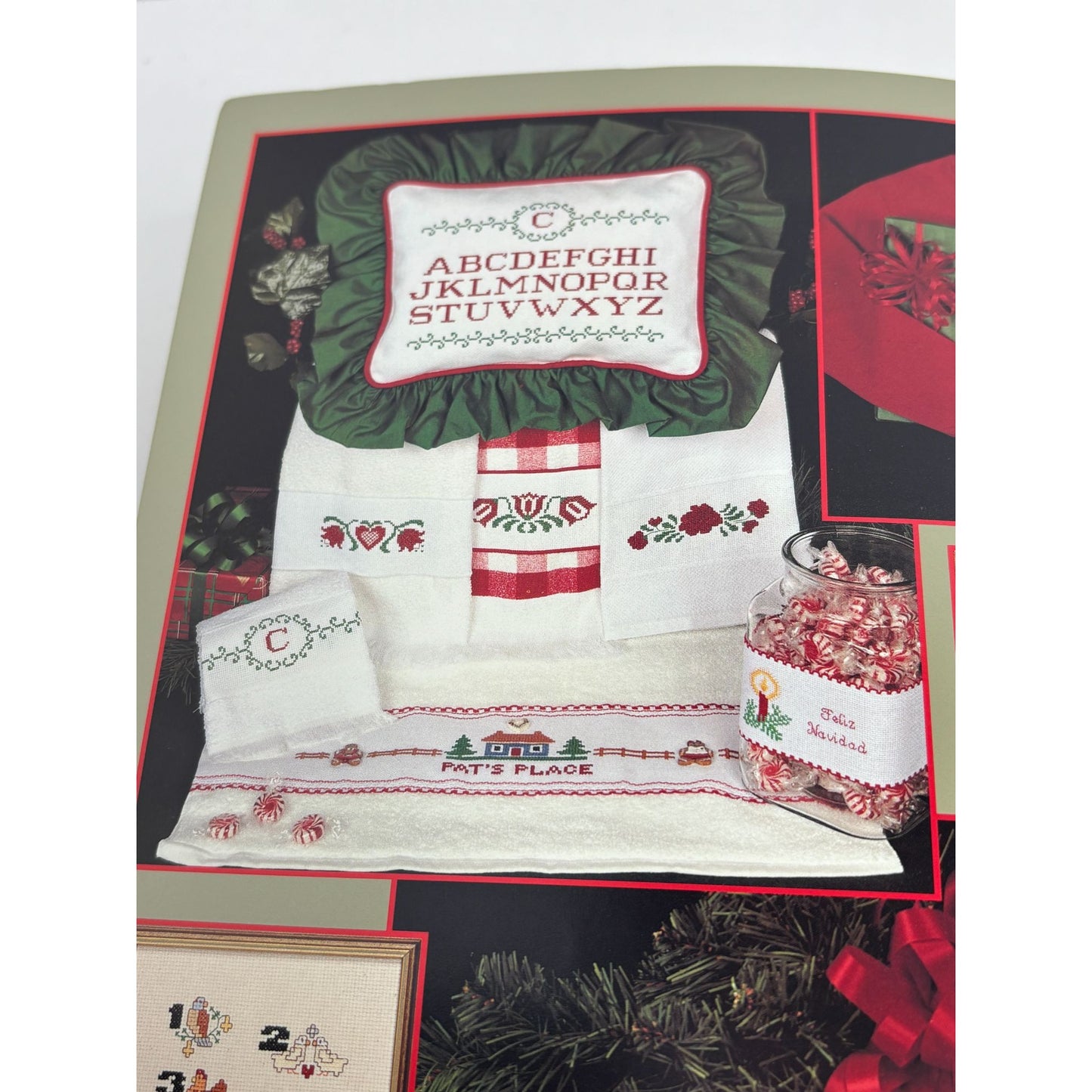 Gloria and Pat A Christmas Celebration Cross Stitch Pattern Book Nativity DMC