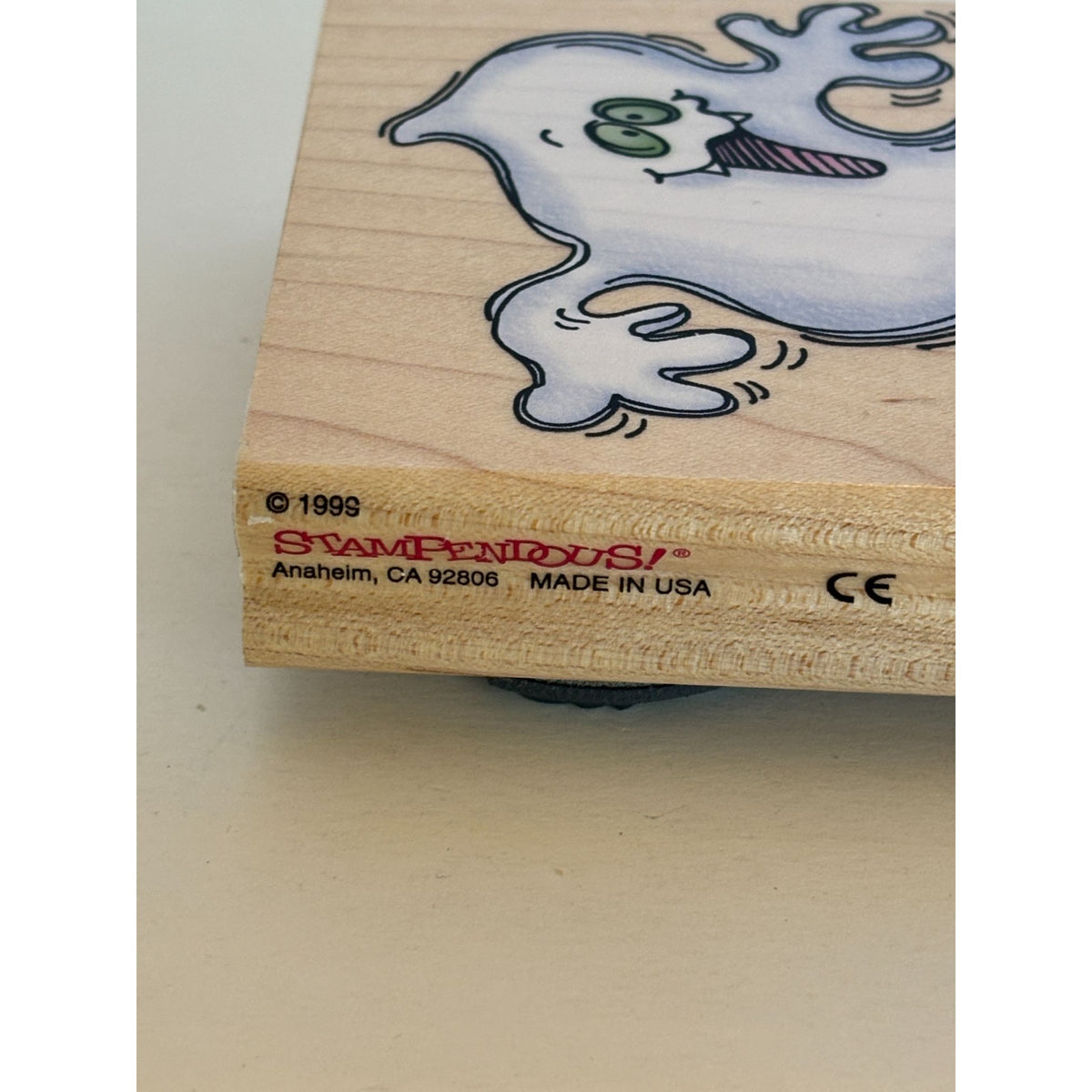 Stampendous Rubber Stamp Giggly Ghoul Ghost Halloween Card Making Cute Spooky Big Open Line