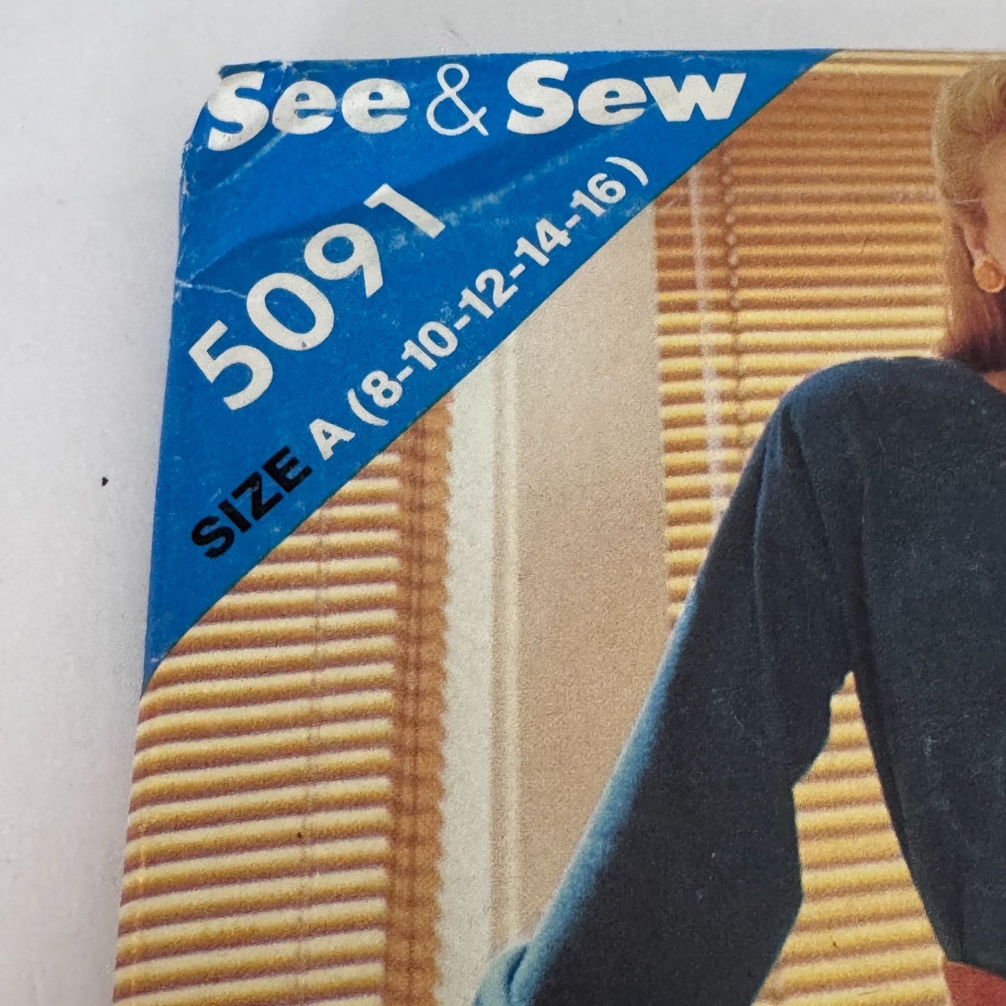 Butterick Sewing Pattern 5091 Top Culottes 1980s Outfit Vintage Casual 8-16 Uncut