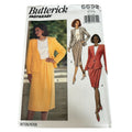 Butterick Sewing Pattern 6652 90s Power Suit Jacket Skirt Set Easy 12-16 Uncut