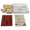 Stampin Up Rubber Stamp Set Outlined Occasions Be Mine Thanks Love Card Making