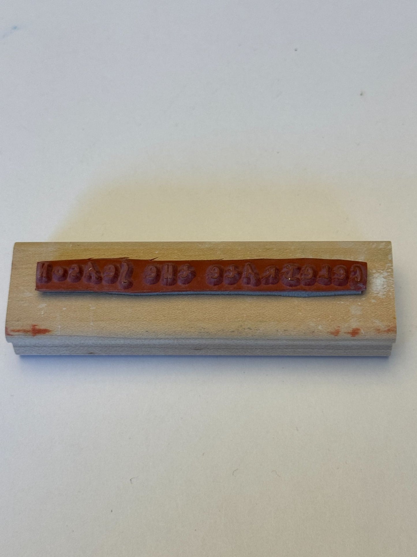 Stampin Up Rubber Stamp Celebrate The Season Christmas Holidays Card Making Word