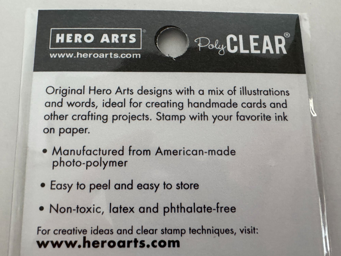 Hero Arts Clear Stamp Set Wonderful Sentiments Thanksgiving Anniversary Holiday