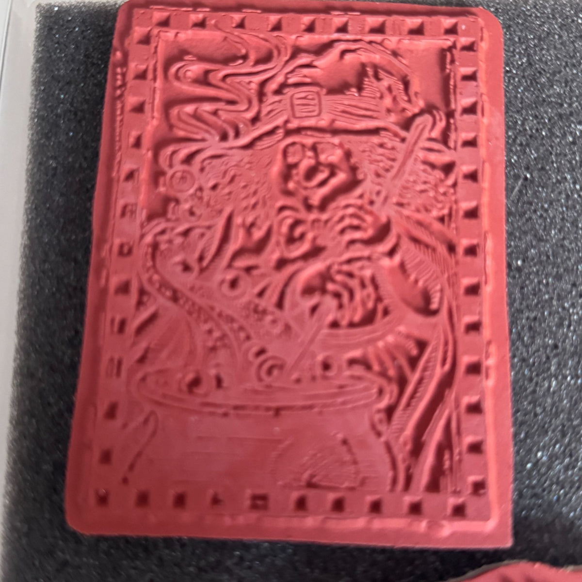 Serendipity Stamps Witch Rubber Stamp Happy Halloween Card Making Pun Caldron