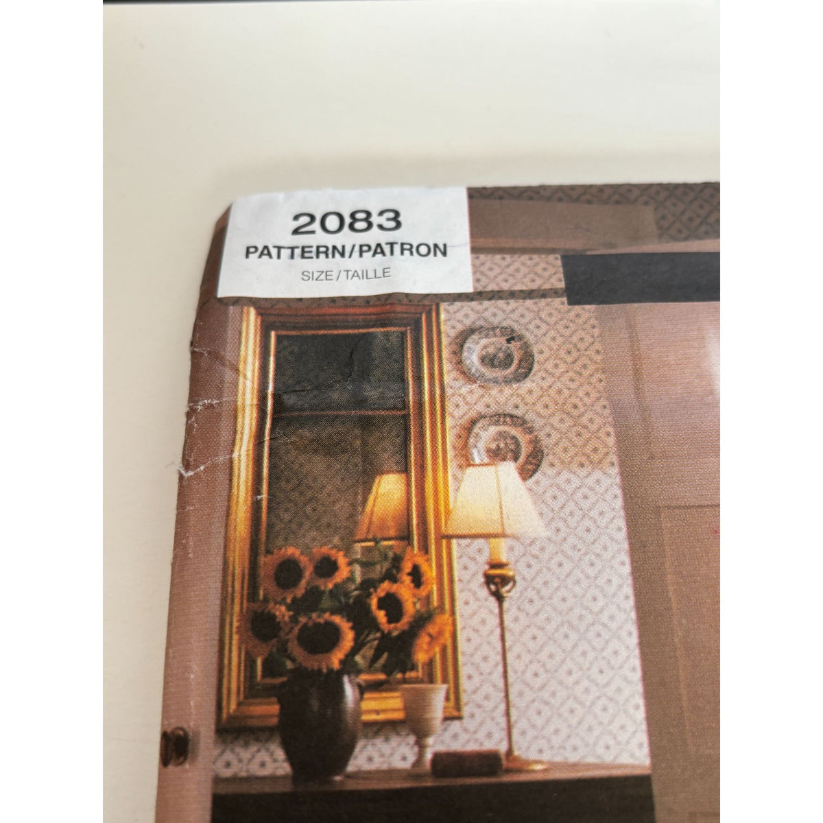 Vogue Sewing Pattern 2083 Waverly Toile Bedding Grandmillennial English Country Decor Bedroom