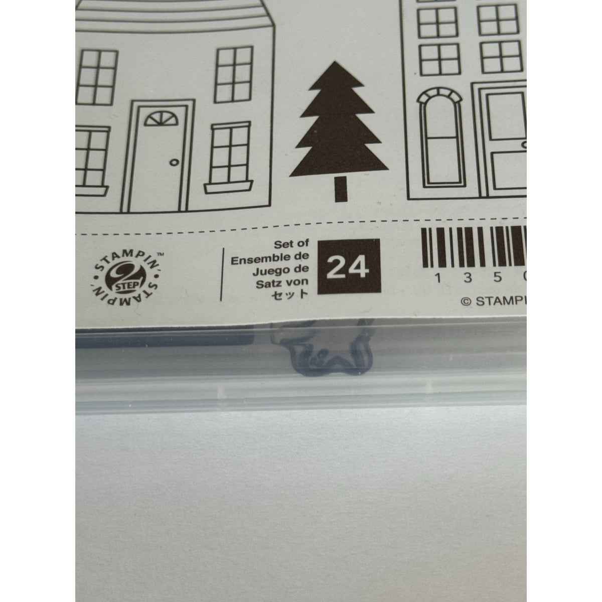Stampin Up Stamp Set Holiday Home Halloween Christmas House Cardmaking Gift Tags