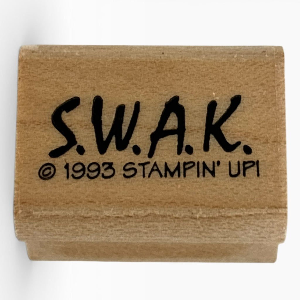 Stampin Up Rubber Stamp SWAK Sealed with a Kiss Card Making Love Letter Craft