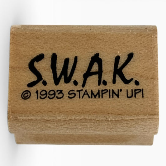 Stampin Up Rubber Stamp SWAK Sealed with a Kiss Card Making Love Letter Craft