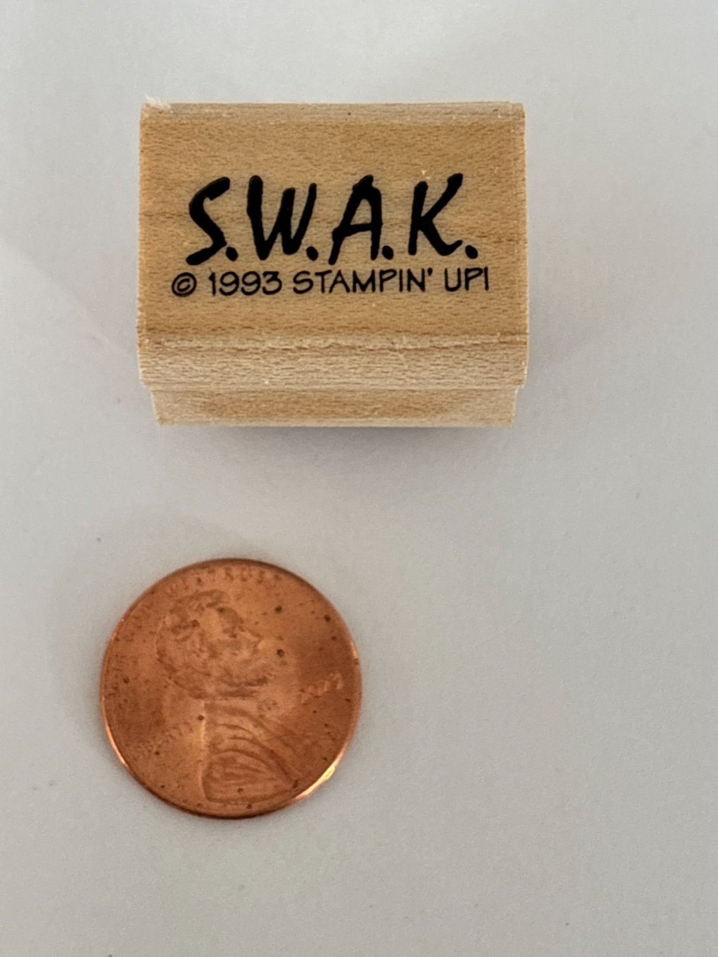 Stampin Up Rubber Stamp SWAK Sealed with a Kiss Card Making Love Letter Craft
