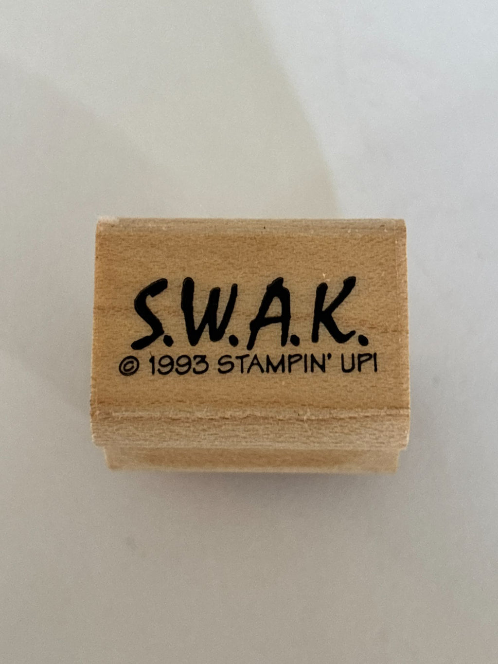 Stampin Up Rubber Stamp SWAK Sealed with a Kiss Card Making Love Letter Craft