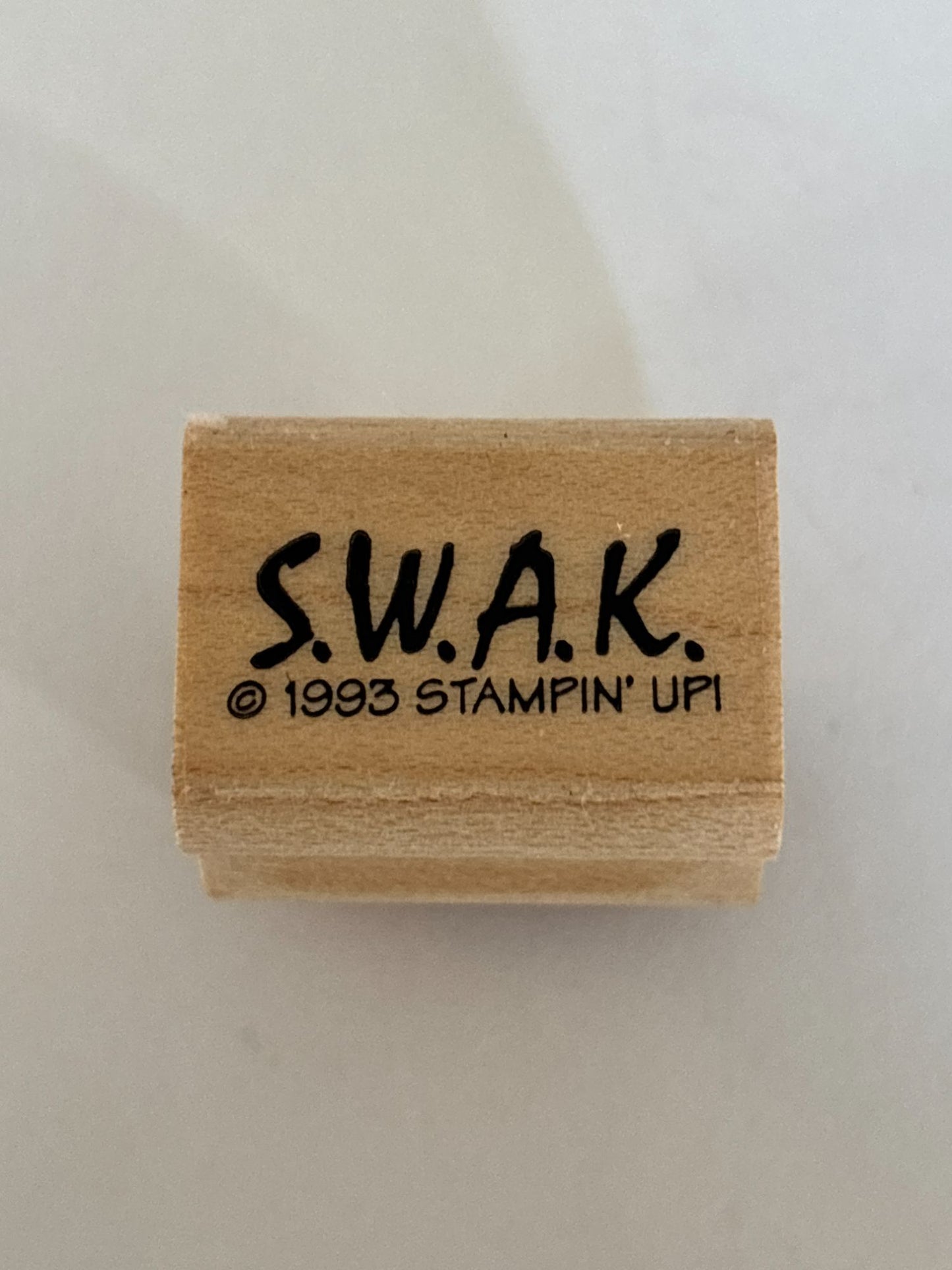 Stampin Up Rubber Stamp SWAK Sealed with a Kiss Card Making Love Letter Craft