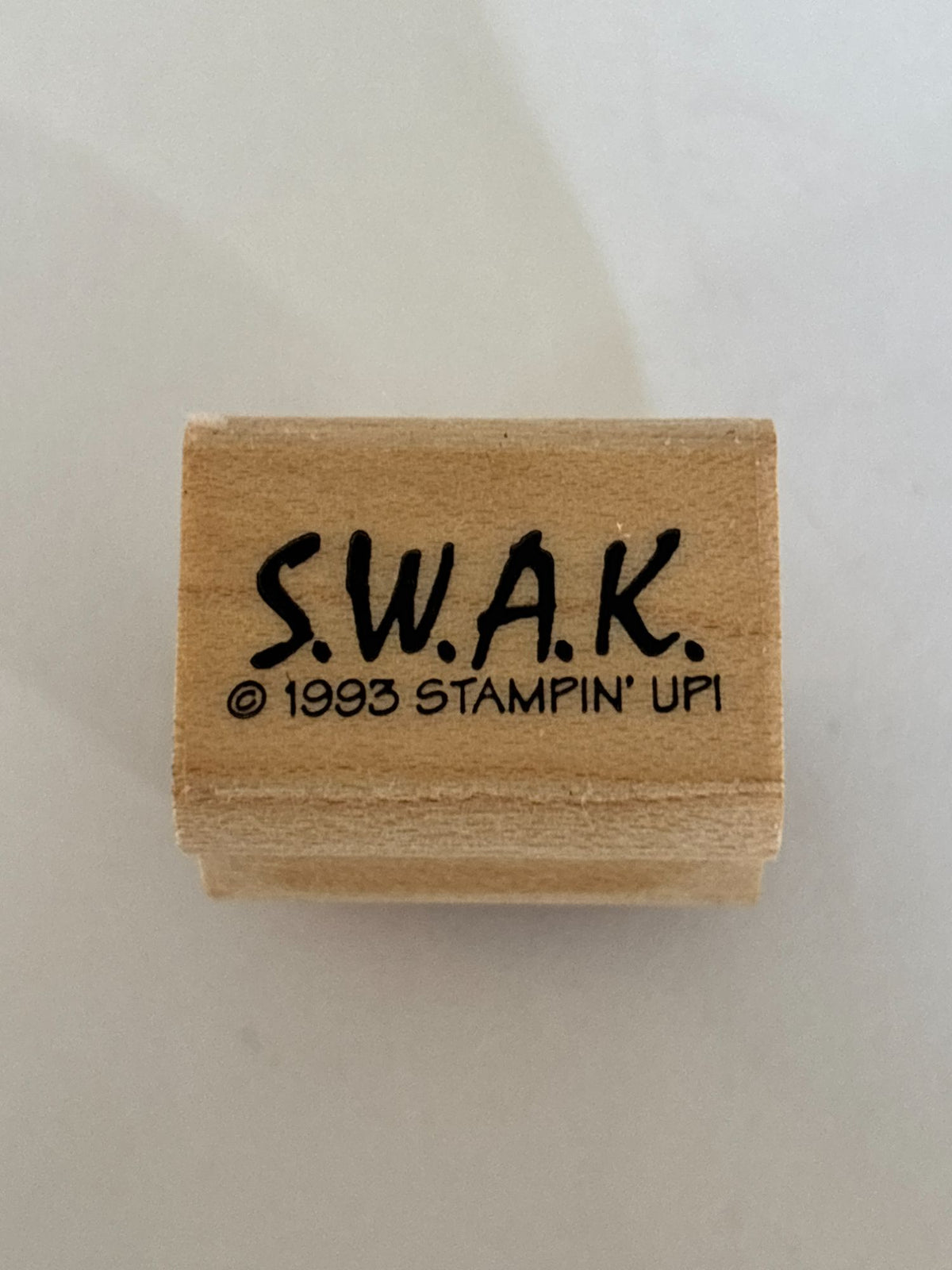 Stampin Up Rubber Stamp SWAK Sealed with a Kiss Card Making Love Letter Craft