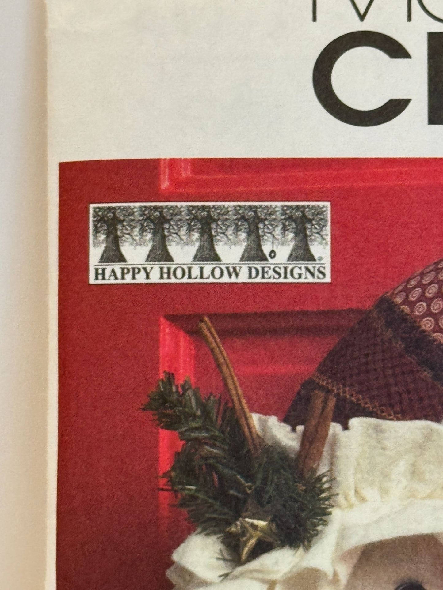 McCalls Sewing Pattern M5205 Christmas Santa Door Wreath Halloween Witch Moon UC