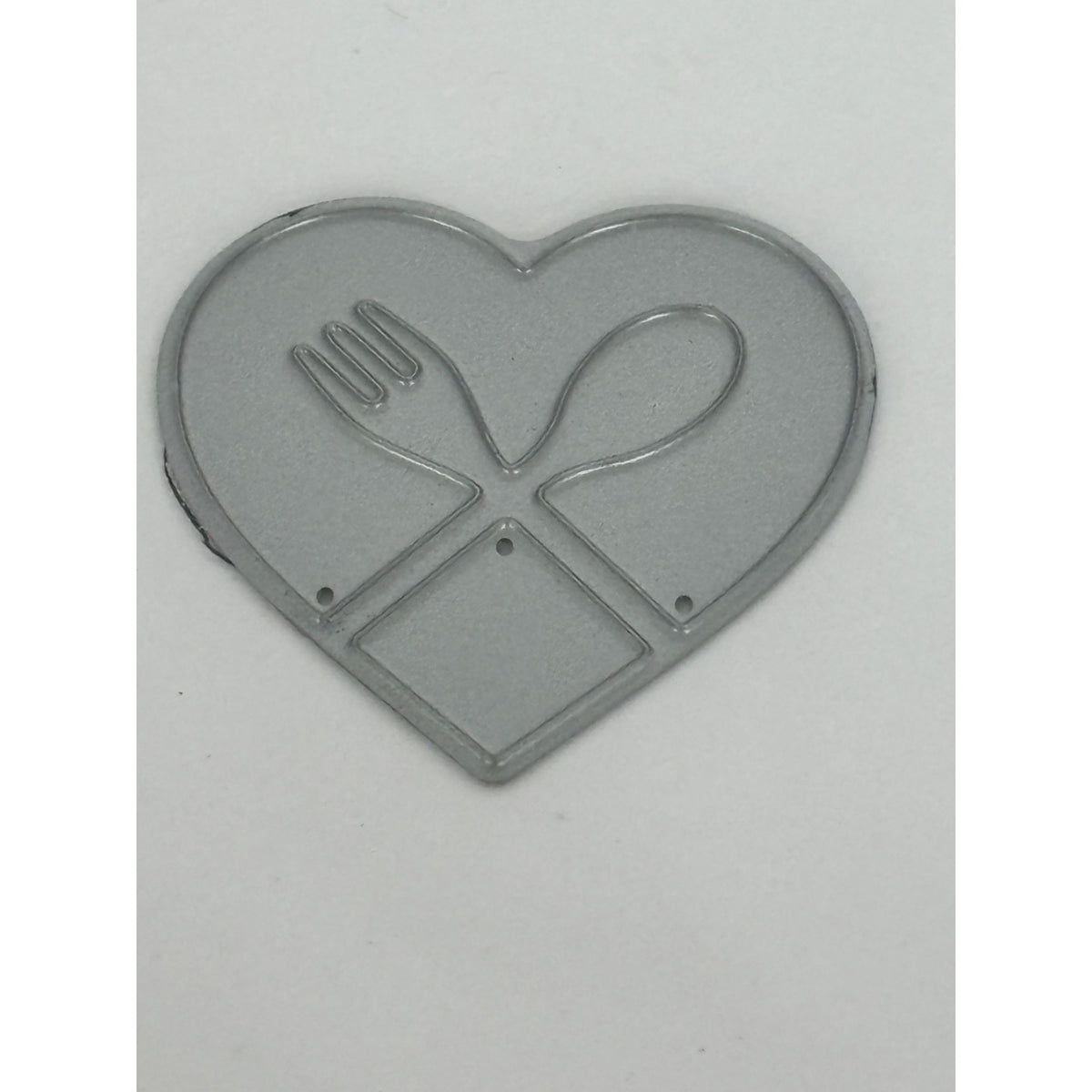 Alexandra Renke Steel Die Cutlery Heart Fork Spoon Recipe Cardmaking Small Craft Scrapbooking Menu