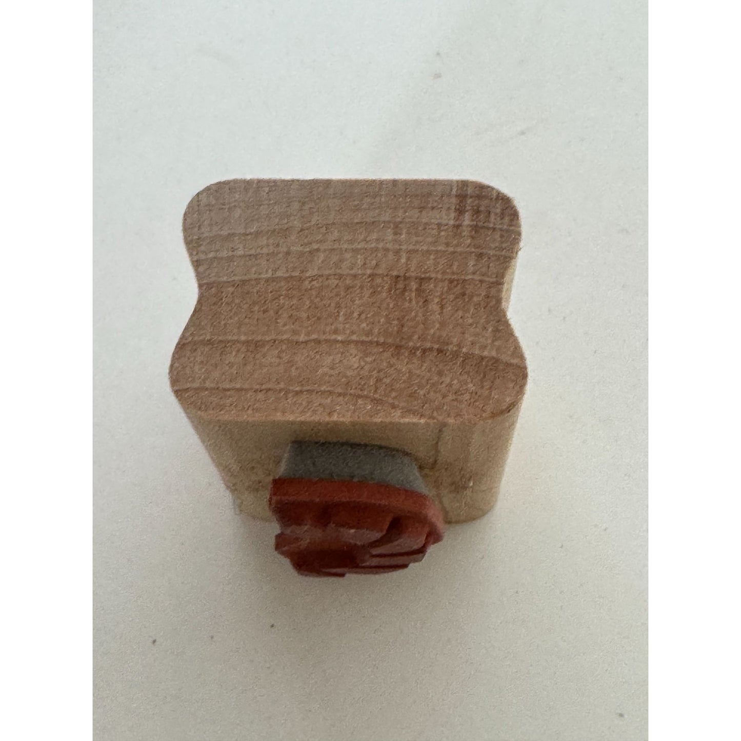Stampin Up Wooden Rubber Stamp Tiger Tail Jungle Animal Stripes Nature Card
