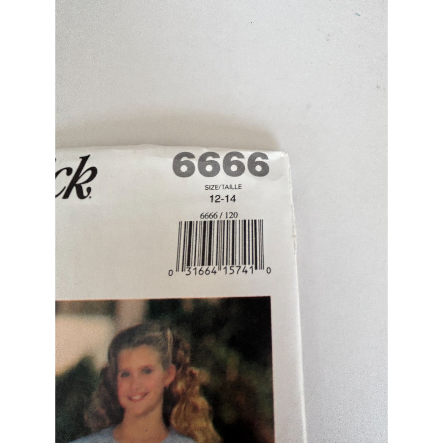 Butterick Sewing Pattern 6666 Girls Dress 90s Spring Summer Party Easy 12 14 Uncut