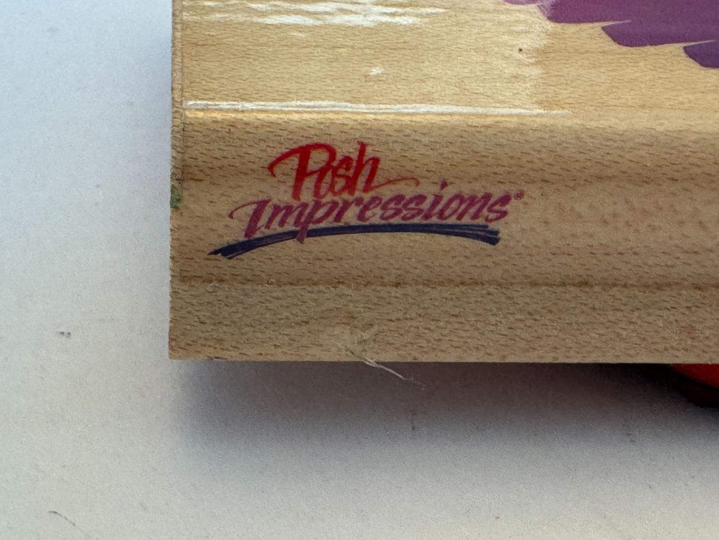 Rubber Stampede Rubber Stamp Sketch of my Heart Scribble Posh Impressions Craft