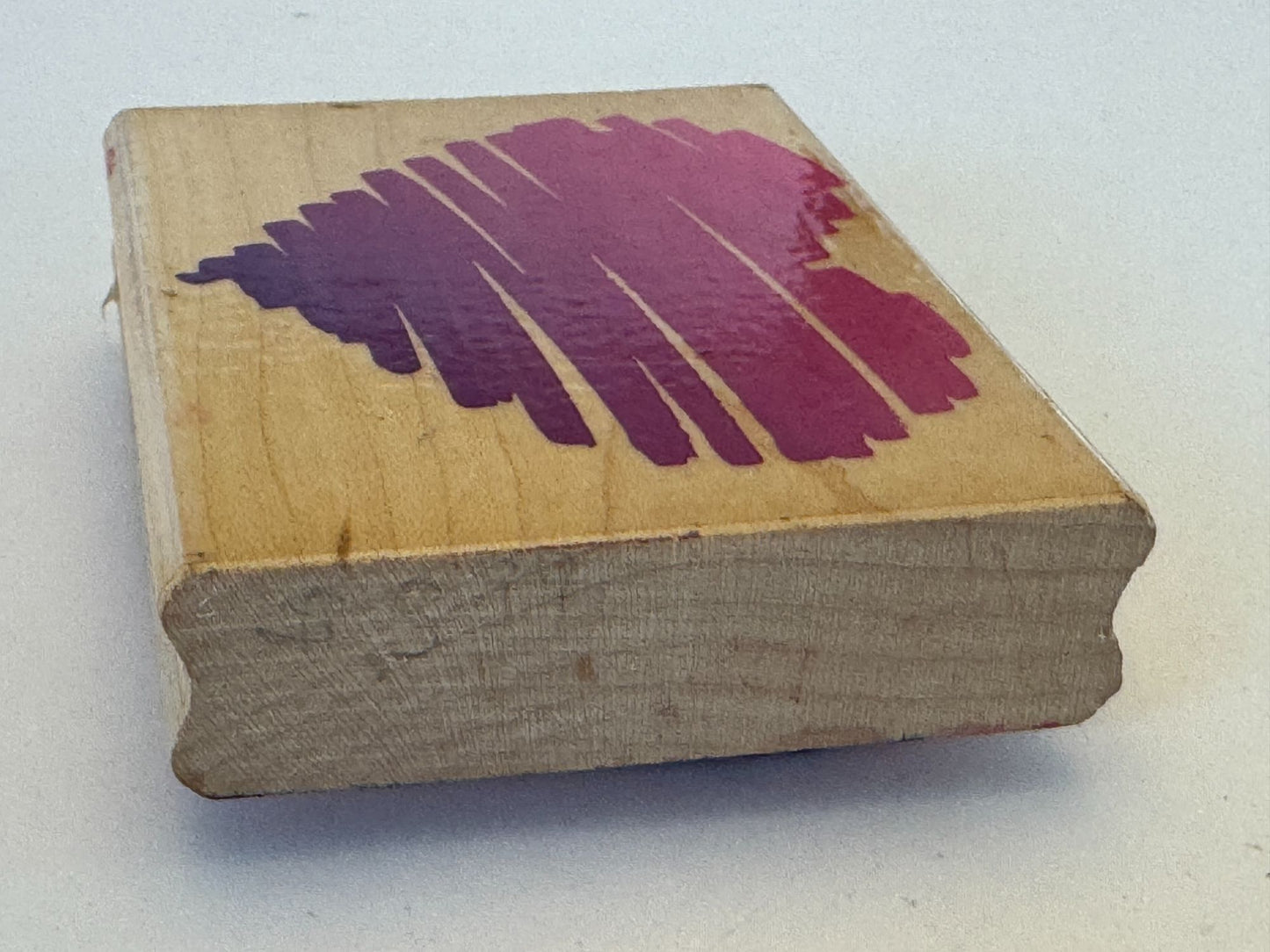 Rubber Stampede Rubber Stamp Sketch of my Heart Scribble Posh Impressions Craft