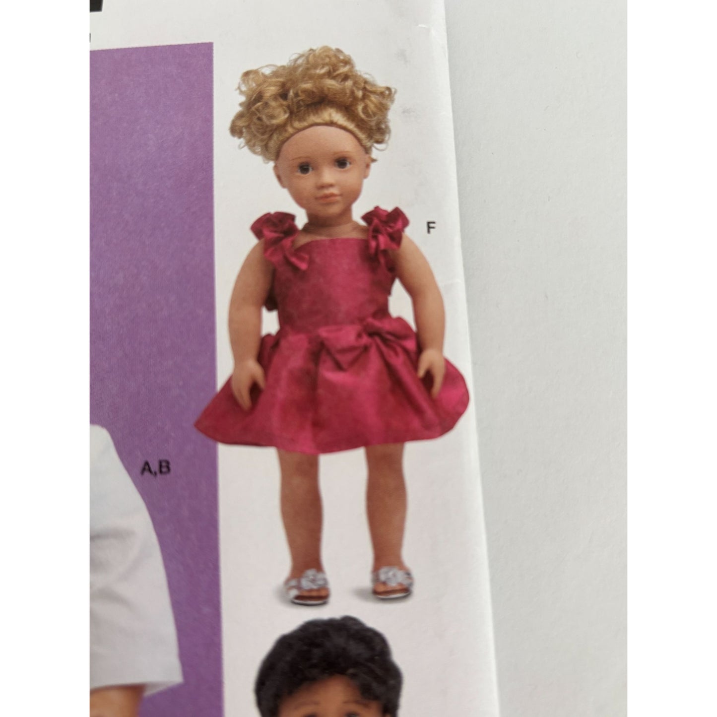 Simplicity Sewing Pattern S9567 18" Doll Clothes Doctor Nurse Scrubs Suit Dress