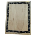 Stampin Up Wooden Rubber Stamp Swirl Frame Design Rectangle Card Making Crafting