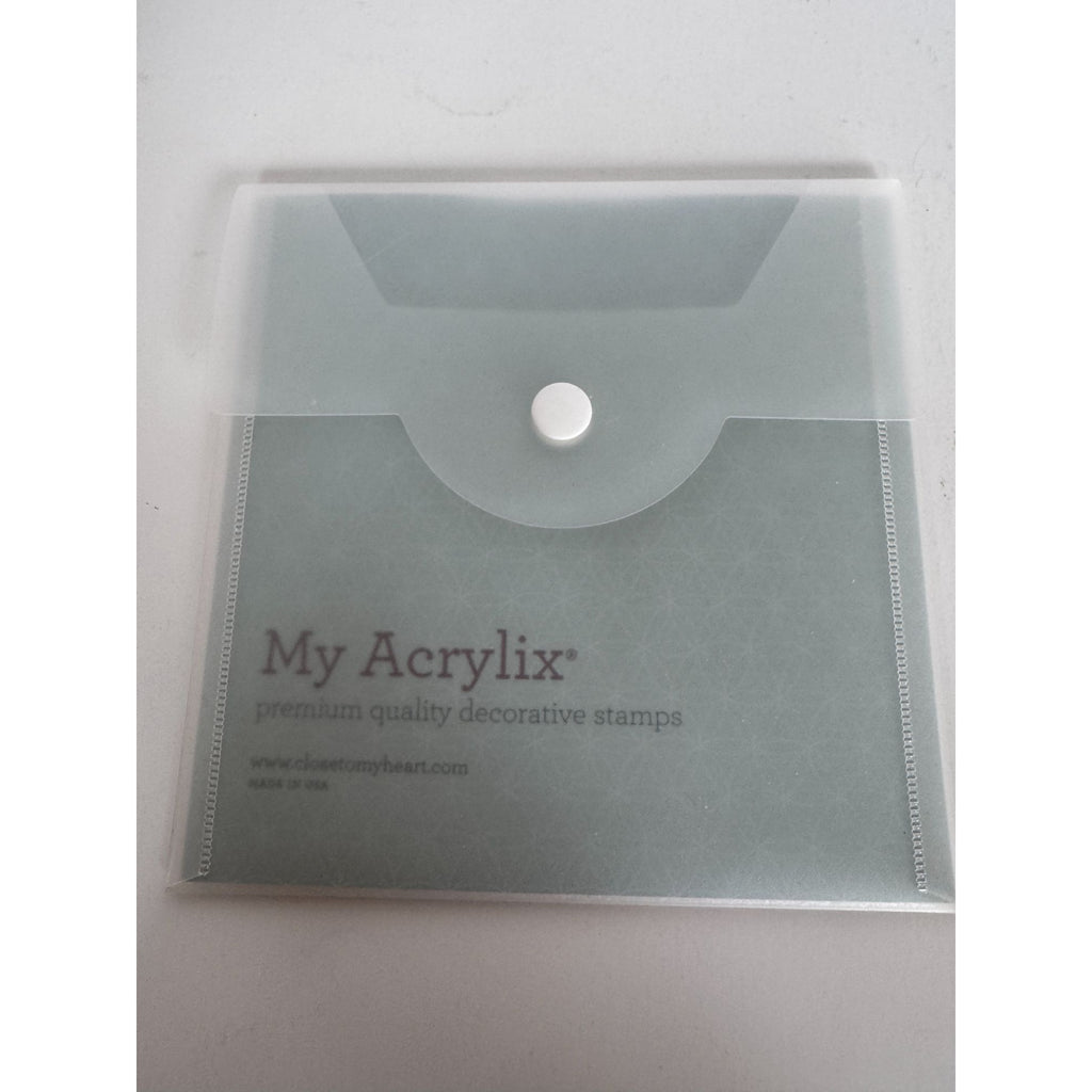 CTMH My Acrylix Acrylic Stamps Set B1476 My Fave Special Delivery For You Words