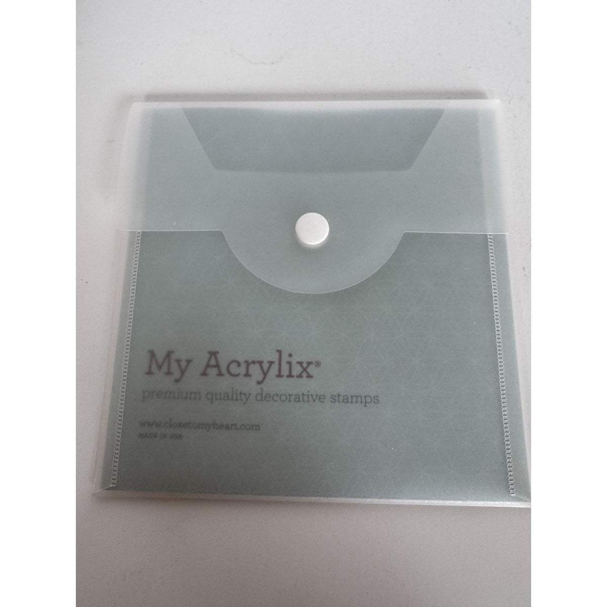 CTMH My Acrylix Acrylic Stamps Set B1476 My Fave Special Delivery For You Words