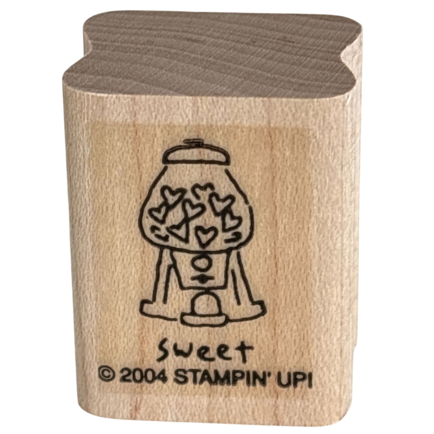 Stampin Up Rubber Stamp Sweet Gumball Machine Candy Cardmaking Scrapbooking Mini Paper Crafting