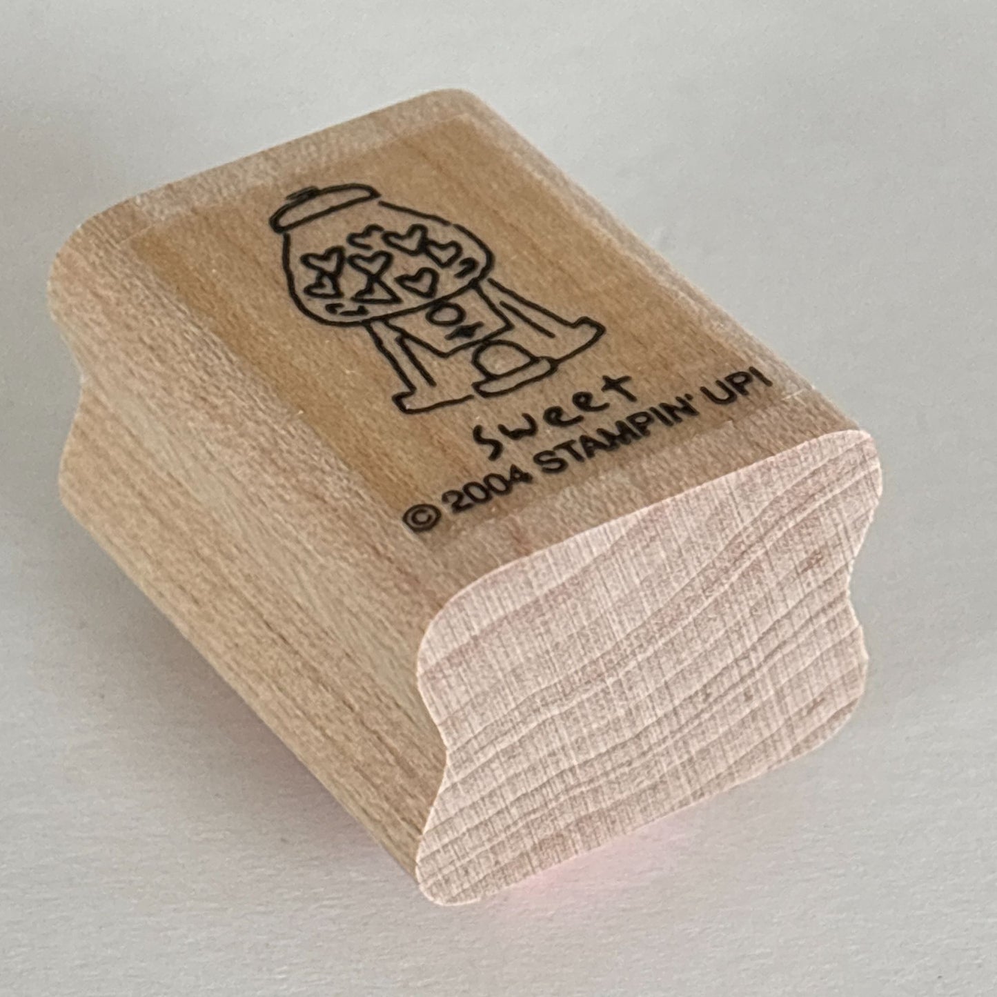 Stampin Up Rubber Stamp Sweet Gumball Machine Candy Cardmaking Scrapbooking Mini Paper Crafting