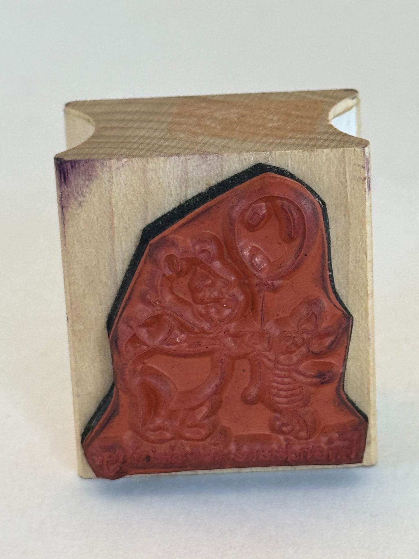 Disney Rubber Stamp Winnie The Pooh Piglet Friends are for Sharing Card Making