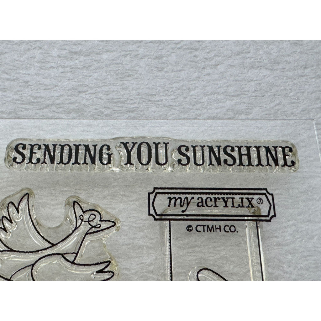 CTMH My Acrylix Acrylic Stamp Set Lots of Love Occasions Letter Writing Mailbox