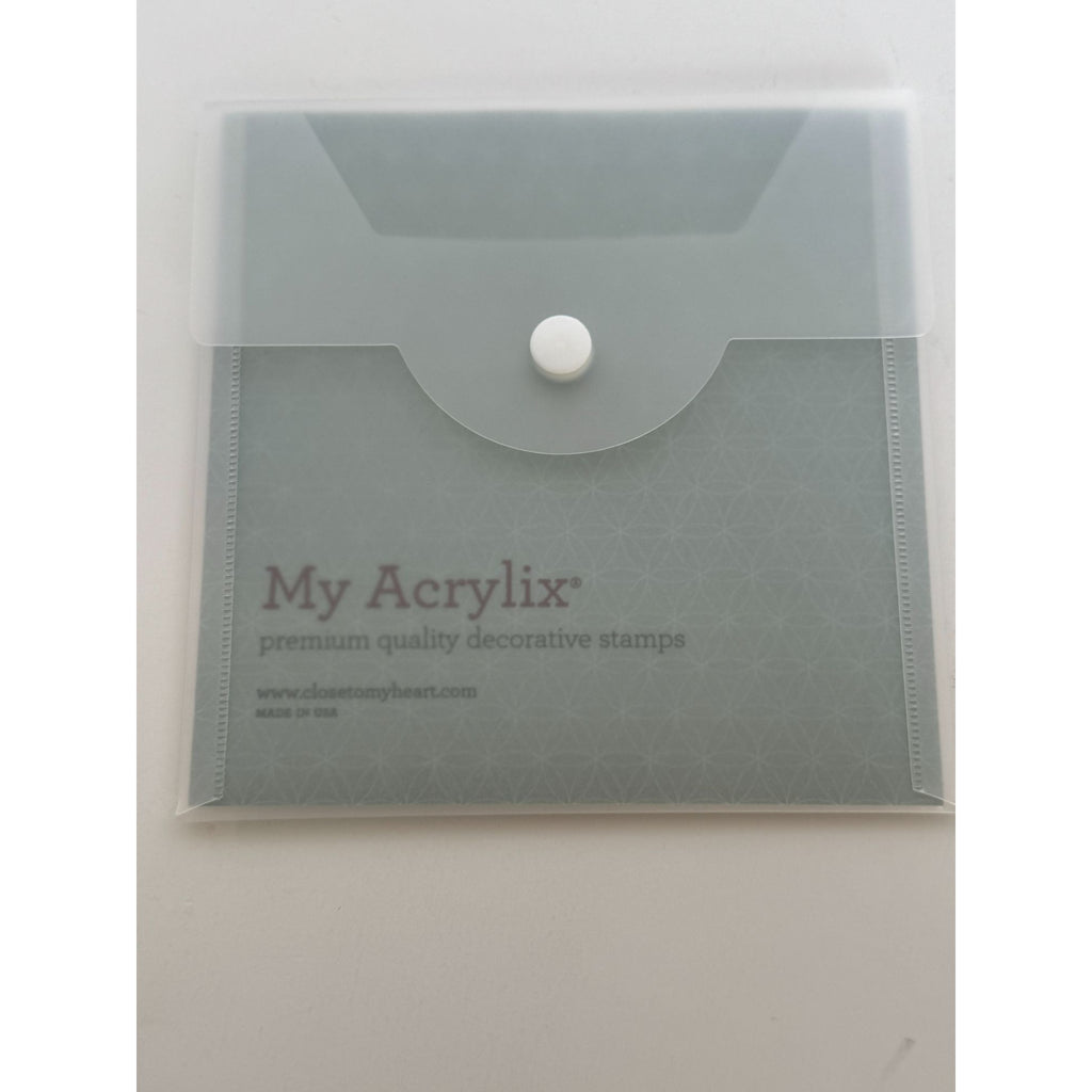 CTMH My Acrylix Acrylic Stamp Set Lots of Love Occasions Letter Writing Mailbox