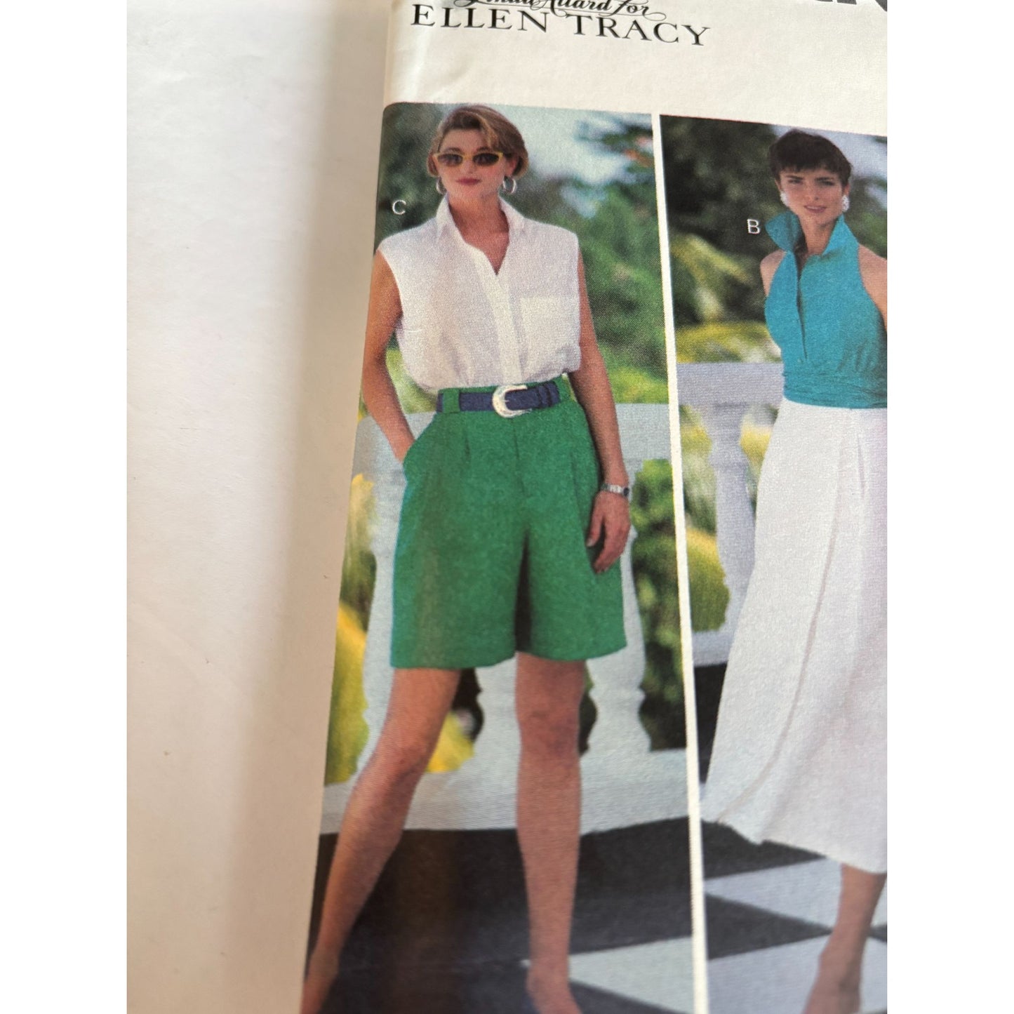 Butterick Sewing Pattern 6216 Halter Top Wrap Skirt Shorts Summer 6 8 10 12 UC