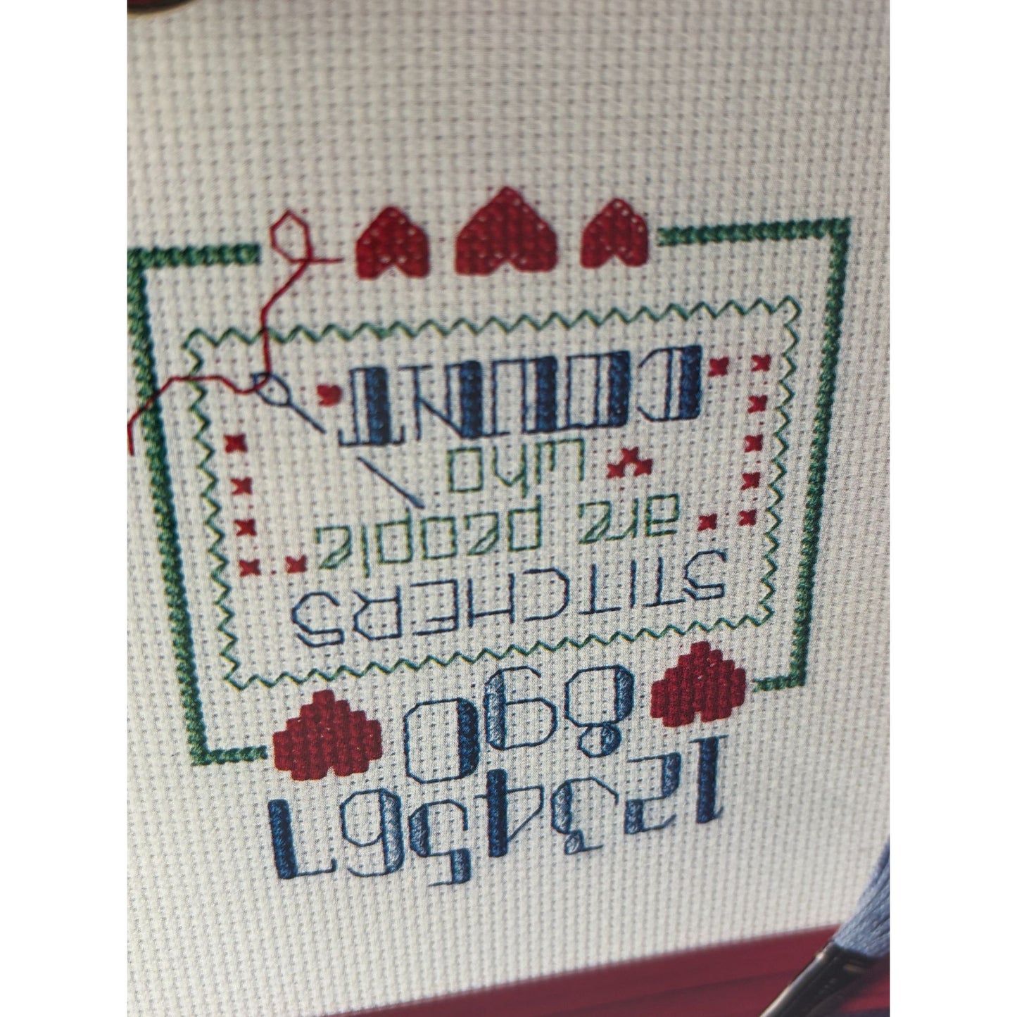 For The Love Of Cross Stitch Magazine January 1993 Christmas Stocking Olde Santa