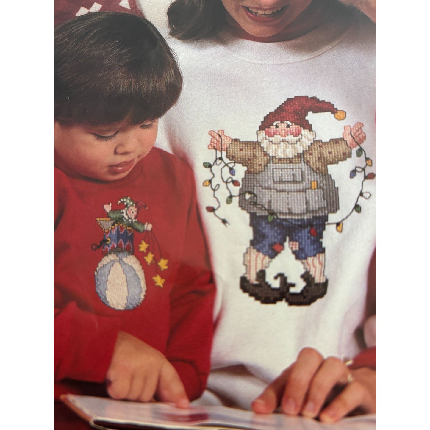 For The Love Of Cross Stitch Magazine January 1993 Christmas Stocking Olde Santa